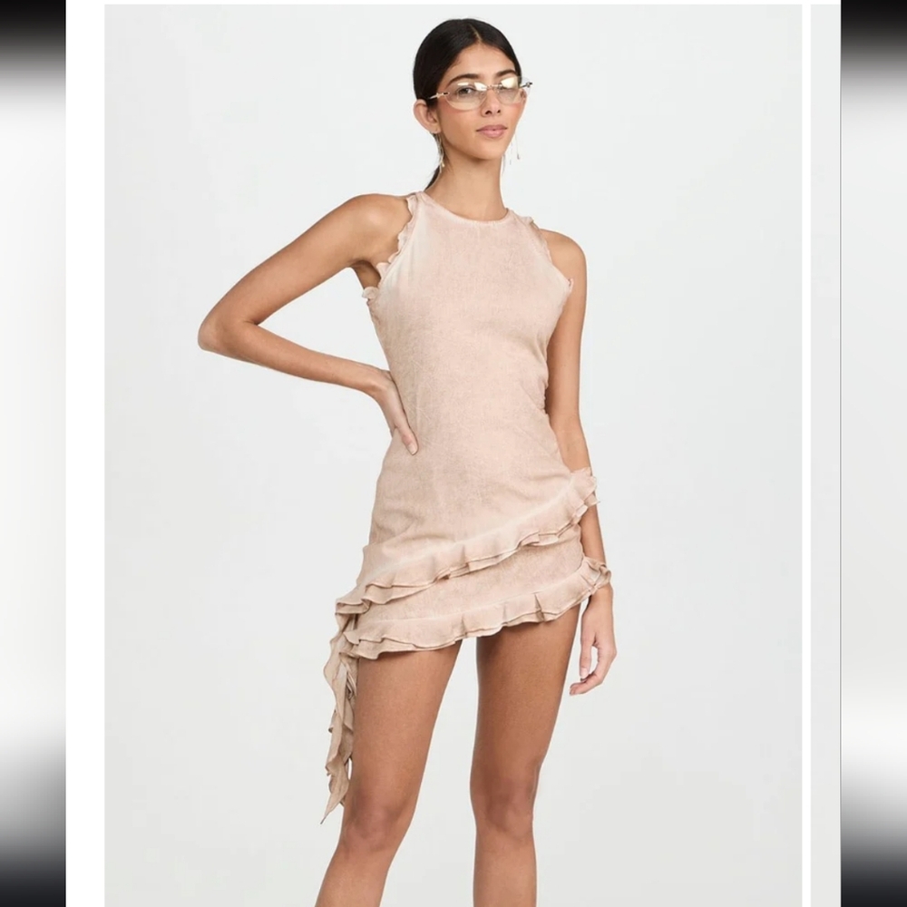 New Rococo Sands Ryan Short Tan Dress Medium